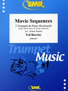 Movie Sequences by Barclay Ted - Naulais Jerome - for 3 Trumpets and Piano (3 Trumpets and Piano (Guitar Bass Guitar and Drums optional))