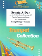 Sonata A-Dur by Telemann Georg Philipp - Hulliger Anneros - for Piccolo Trumpet and Organ (Piccolo Trumpet and Organ)