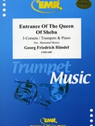Entrance Of The Queen Of Sheba by Handel George Frideric - Moren Bertrand - for 3 Cornets and Piano (3 Cornets and Piano)