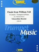 Finale from William Tell by Rossini Gioachino - Moren Bertrand - for 3 Cornets and Piano (3 Cornets and Piano)