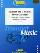 Fantasy On Themes From Carmen by Moren Bertrand for 3 Trumpets and Piano (3 Trumpets and Piano)
