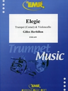 Elegie by Herbillon Gilles for Trumpet (Trumpet (Cornet) and Violoncello)