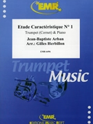 Etude Caracteristique # 1 by Arban Jean-Baptiste - Herbillon Gilles - for Trumpet and Piano (Trumpet and Piano)