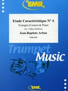 Etude Caracteristique # 4 by Arban Jean-Baptiste - Herbillon Gilles - for Trumpet and Piano (Trumpet and Piano)