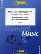Etude Caracteristique # 6 by Arban Jean-Baptiste - Herbillon Gilles - for Trumpet and Piano (Trumpet and Piano)