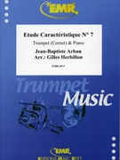 Etude Caracteristique # 7 by Arban Jean-Baptiste - Herbillon Gilles - for Cornet and Piano (Cornet and Piano)