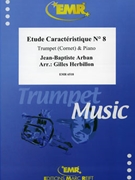 Etude Caracteristique # 8 by Arban Jean-Baptiste - Herbillon Gilles - for Trumpet and Piano (Trumpet and Piano)