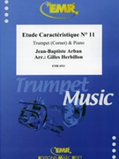 Etude Caracteristique # 11 by Arban Jean-Baptiste - Herbillon Gilles - for Cornet and Piano (Cornet and Piano)