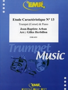 Etude Caracteristique # 13 by Arban Jean-Baptiste - Herbillon Gilles - for Cornet and Piano (Cornet and Piano)