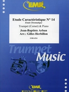 Etude Caracteristique # 14 by Arban Jean-Baptiste - Herbillon Gilles - for Cornet and Piano (Cornet and Piano)