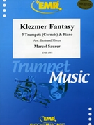 Klezmer Fantasy by Saurer Marcel - Moren Bertrand - for 3 Cornets and Piano (3 Cornets and Piano)