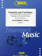 Fantaisie and Variations by Arban Jean-Baptiste - Moren Bertrand - for Trumpet and Piano (Trumpet and Piano)