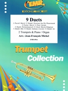 9 Duets by Michel Jean-Francois for 2 Trumpets and Organ (2 Trumpets and Organ)