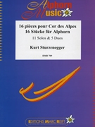 16 Stucke fur Alphorn by Sturzenegger Kurt for 2 Alphorns (2 Alphorns (Solos and Duets))