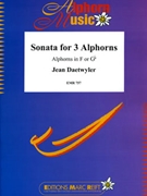 Sonata for 3 Alphorns by Daetwyler Jean for 3 Alphorns (3 Alphorns (Alphorn in F / Fa + Gb / Sol bemol))