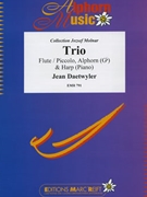 Trio by Daetwyler Jean for Alphorn Flute (Alphorn Flute (Piccolo) and Harp (Piano) (Alphorn in Gb / Sol bemol))