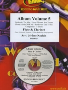 Album Volume 5 by Naulais Jerome for Flute Clarinet and Piano (Flute Clarinet and Piano (Piano (Keyboard / Organ) + Play Back / Play Along CD optional))