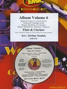 Album Volume 6 by Naulais Jerome for Flute Clarinet and Organ (Flute Clarinet and Organ (Piano (Keyboard / Organ) + Play Back / Play Along CD optional))
