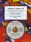 Album Volume 10 by Naulais Jerome for Flute Clarinet and Organ (Flute Clarinet and Organ (Piano (Keyboard / Organ) + Play Back / Play Along CD optional))