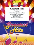 Greatest Hits Volume 7 by Various for 2 Tenor Saxophones and Piano (2 Tenor Saxophones and Piano (Percussion optional))