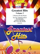 Greatest Hits Volume 5 by Various for 2 Eb Horns and Piano (2 Eb Horns and Piano (Percussion optional))