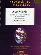 Ave Maria by Caccini Giulio - Julian Oliver - for Brass Band (Brass Band (SOLO for Eb Cornet or Eb Horn))