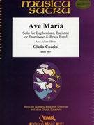 Ave Maria by Caccini Giulio - Julian Oliver - for Trombone and Brass Band (Trombone and Brass Band)