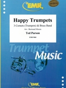 Happy Trumpets by Parson Ted - Moren Bertrand - for 3 Cornets and Brass Band (3 Cornets and Brass Band)
