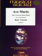Ave Maria by Bach and Gounod - Scott Richards and Bertrand Moren - for Solo Voice and Brass Band (Solo Voice and Brass Band)