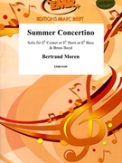 Summer Concertino by Moren Bertrand for Eb Horn and Brass Band (Eb Horn and Brass Band)