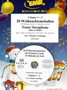 28 Weihnachtsmelodien Vol. 1 + 2 by Armitage Dennis for Tenor Saxophone and Piano (Tenor Saxophone and Piano (+ CD Play Back / Play Along optional))
