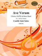 Ave Verum by Saint-Saens Camille - Jerome Naulais and Bertrand Moren - for Chorus (Chorus (SATB) and Brass Band)