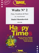 Waltz # 2 by Shostakovich Dmitri - Scott Richards - for Flute Trombone and Piano (Flute Trombone and Piano)
