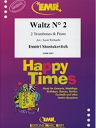 Waltz # 2 by Shostakovich Dmitri - Scott Richards - for 2 Trombones and Piano (2 Trombones and Piano)