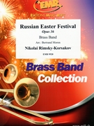 Russian Easter Festival by Rimsky-Korsakov Nikolai - Moren Bertrand - for Brass Band (Brass Band)