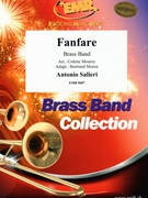 Fanfare by Salieri Antonio - Colette Mourey and Bertrand Moren - for Brass Band (Brass Band (Marschformat / Petit format / Card Size))