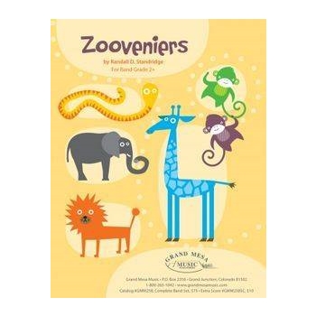 Zooveniers by Standridge Randall D for Concert Band