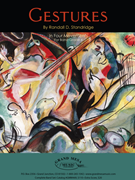 Gestures by Standridge Randall D for Concert Band