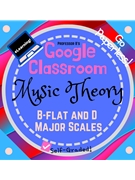 Music Theory Unit 9 Lesson 34 B flat and D Major Scales