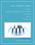 Ave Verum Corpus by Mozart Wolfgang Amadeus - May John - for 4+ Mallets