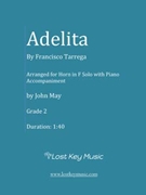 Adelita by Tarrega Francisco - May John - for French Horn