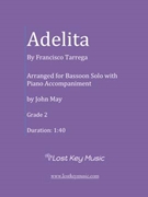 Adelita by Tarrega Francisco - May John - for Bassoon