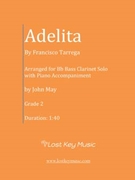 Adelita by Tarrega Francisco - May John - for Bass Clarinet