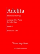 Adelita by Tarrega Francisco - May John - for Piano