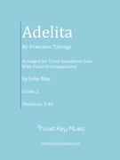 Adelita by Tarrega Francisco - May John - for Tenor Sax
