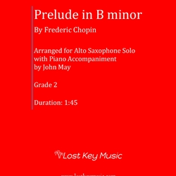 Prelude in B minor by Chopin Frederic - May John - for Saxophone