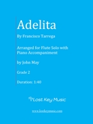 Adelita by Tarrega Francisco - May John - for Flute Solo