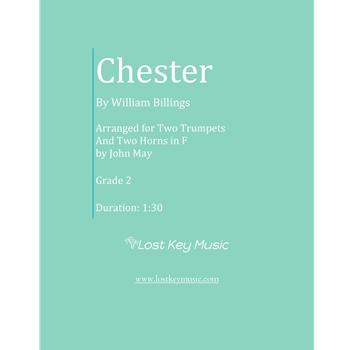 Chester by Billings William - May John - for 4 Brass