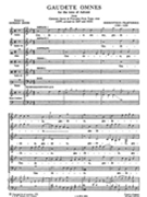 Gaudete Omnes by Praetorius - Dodd G - for SSATTB