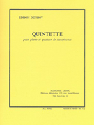 Quintette by Denisov Edison Vasilievich for Saxophone Quartet